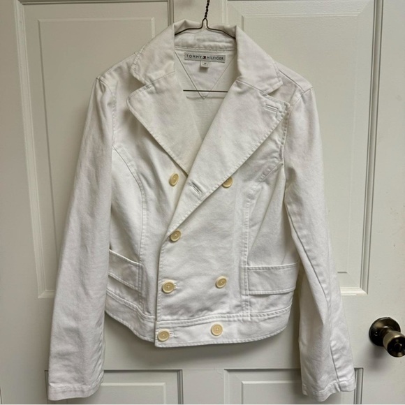 Women's White Denim Jacket